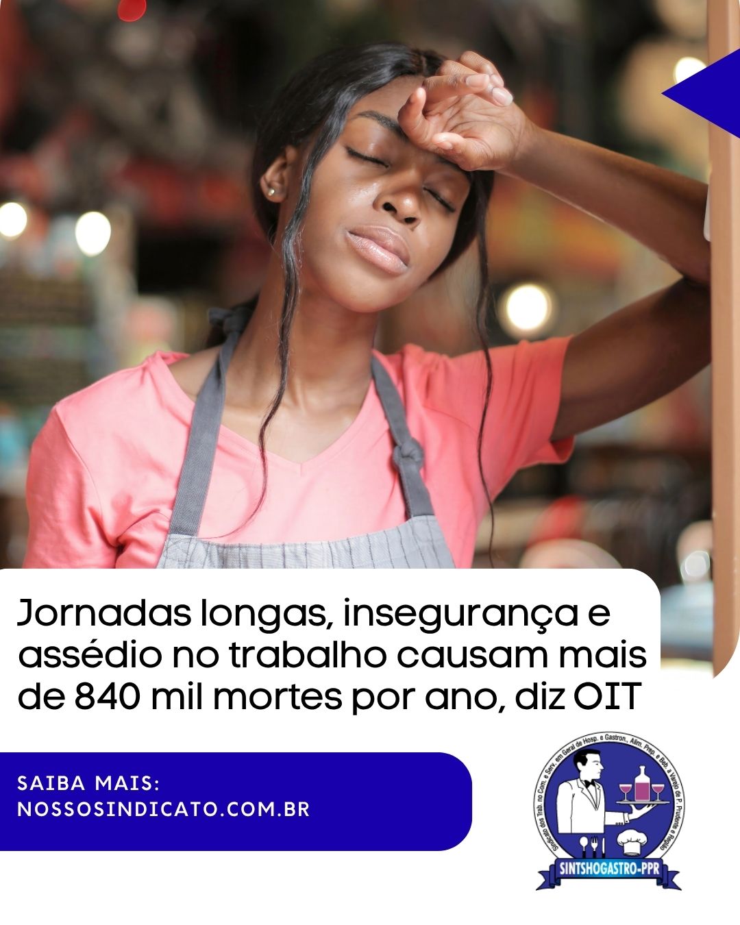 Jornadas longas, insegurança e assédio no trabalho causam mais de 840 mil mortes por ano, diz OIT